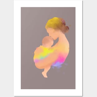 baby and mom collection Posters and Art